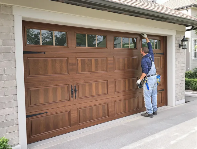 Custom garage door showcase by Hanson Garage Door Repair in Hanson