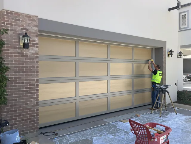 Garage door replacement service by Hanson Garage Door Repair in Hanson