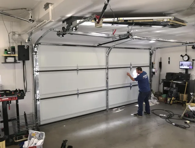 Professional garage door repair service by Hanson Garage Door Repair in Hanson