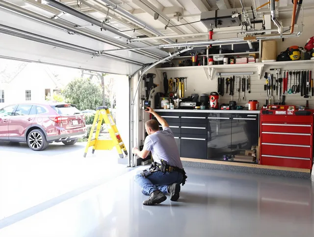 Local garage door repair service by Hanson Garage Door Repair in Hanson