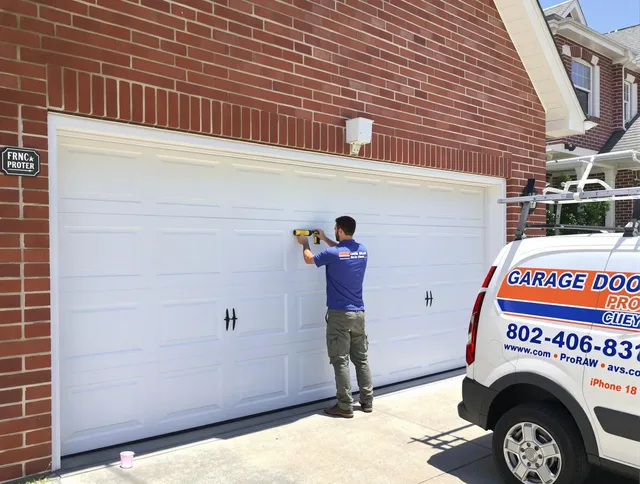 Local garage door repair service by Hanson Garage Door Repair in Hanson