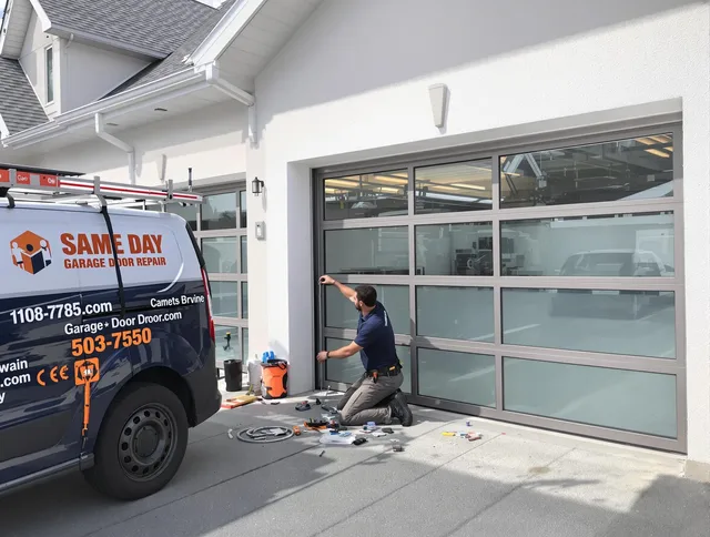 Same-day garage door repair service by Hanson Garage Door Repair in Hanson